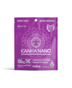 Kanha - Kanha Nano Indica Passionfruit Paradise Gummies $22