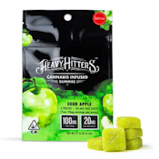 Heavy Hitters Gummy Pack Sour Apple $22