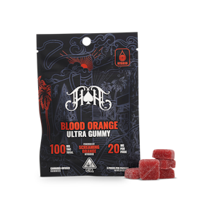 HEAVY HITTERS - Heavy Hitters | Blood Orange | Gummies | [100mg] 5pk | Hybrid