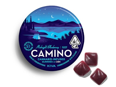 CAMINO - Camino - 'Sleep' Midnight Blueberry - 100mg THC/20mg CBN Gummies - 20pk