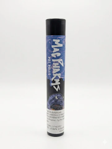 Mac Pharms - Hash Allen -Sativa- 27.86% THC | 1G (Pre-roll) | Mac Pharms - T6 Back
