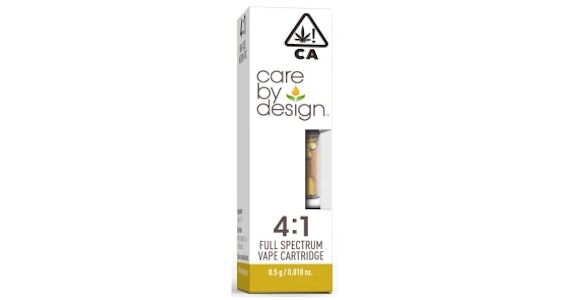 CARE BY DESIGN - [Care by Design] CBD Cartridge - 0.5g - 4:1