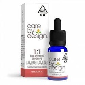 CARE BY DESIGN - [Care By Design] CBD Tincture - 15mL - 1:1 