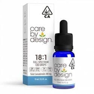 CARE BY DESIGN - [Care By Design] CBD Tincture - 15mL - 18:1 
