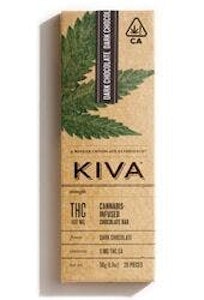KIVA - [Kiva] Chocolate - 100mg - Dark Chocolate (H)