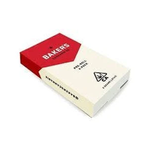 Baker's - [Baker's] Preroll 4 Pack - 2G - Ice Cream Cake (I)