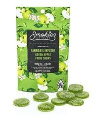 SMOKIEZ - [Smokiez] Fruit Chews - 100mg - Green Apple (H) Main Image