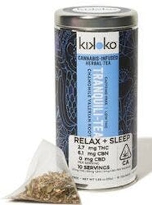 KIKOKO - [Kikoko] 10 Pack Tea Pouch - 5:3 CBN/THC - Tranquili-Tea