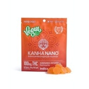 [Kanha] NANO VEGAN Gummies - 100mg - Blood Orange (I)