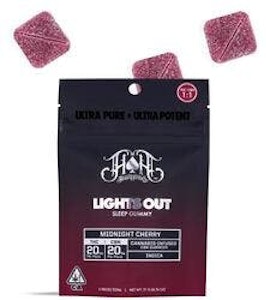 HEAVY HITTERS - [Heavy Hitters] CBN Gummies - 100mg - 1:1 Midnight Cherry (I)