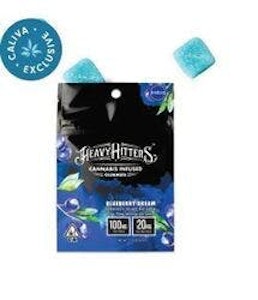 HEAVY HITTERS - [Heavy Hitters] Gummies - 100mg - Blueberry Blitz (S)