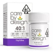 [Care by Design] CBD Soft Gels - 40:1 - 10ct 