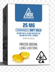 ABX / absoluteXtracts - [ABX] THC Soft Gels - 25mg - 30ct