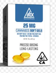 ABX / absoluteXtracts - [ABX] THC Soft Gels - 25mg - 30ct Main Image