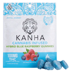 KANHA - [Kanha] Gummies - 100mg - Blue Raspberry (H) Main Image