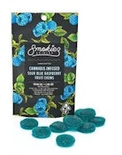 [Smokiez] Fruit Chews - 100mg - Sour Blue Raspberry (I)