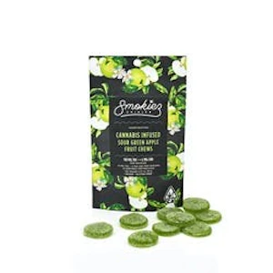 SMOKIEZ - [Smokiez] Fruit Chews - 100mg - Sour Green Apple (H)