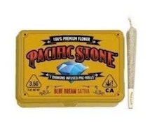 [Pacific Stone] Diamond Infused Preroll 7 Pack  - 3.5g - Blue Dream (S)