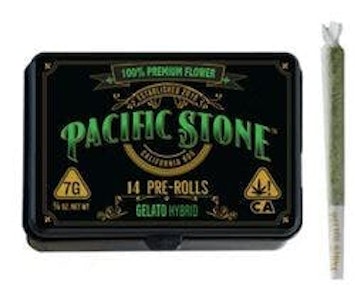PACIFIC STONE - [Pacific Stone] Preroll 14 Pack - 7g - Gelato (H)