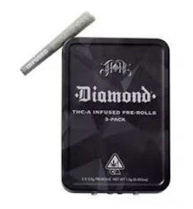 Heavy Hitters - [Heavy Hitters] Diamond Infused Preroll 5 Pack - 2.5g - J1 (S)