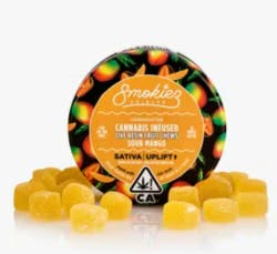 SMOKIEZ - [Smokiez] THC Live Resin Fruit Chews - 100mg - Sour Mango (S) Main Image