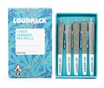Loudpack - [Loudpack] Preroll 5 Pack - 2.5g - Cool Mintz (H)