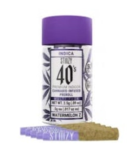 STIIIZY - [STIIIZY] Infused Preroll 5 Pack - 2.5g - Watermelon Z (I)