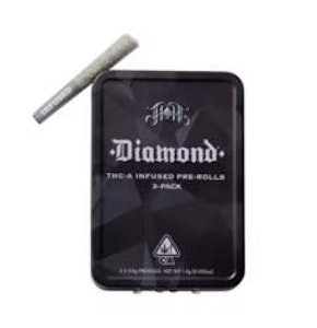HEAVY HITTERS - [Heavy Hitters] Infused 3 Pack Pre Roll - 1.5g - Black Haze (S)