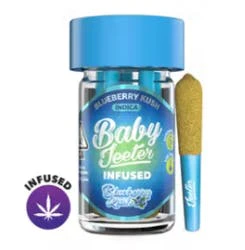 Jeeter - [Jeeter] Infused Baby Preroll 5 Pack - 2.5g - Blueberry Kush (I) Main Image