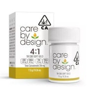 [Care By Design] CBD Soft Gels - 4:1 - 10ct