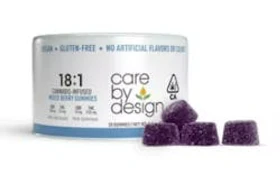 [Care By Design] CBD Gummies - 18:1 - Mixed Berry