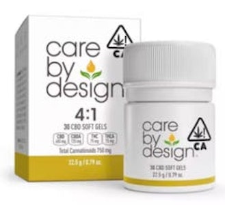 CARE BY DESIGN - [Care By Design] CBD Soft Gels - 4:1 - 30ct