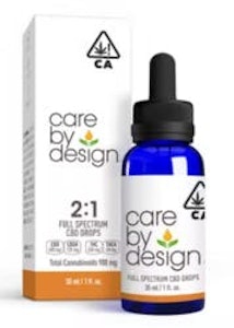 CARE BY DESIGN - [Care By Design] CBD Tincture - 30mL - 2:1