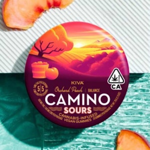 CAMINO - [Camino] CBD Gummies - 100mg - 1:1 'Balance" Orchard Peach Sours (H)