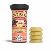 [Lost Farm] Live Resin Gummies - 100mg - Juicy Peach Mimosa (S)