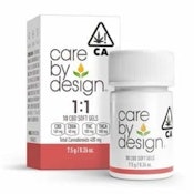 [Care By Design] CBD Soft Gels - 1:1 - 10ct 