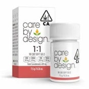 [Care By Design] CBD Soft Gels - 1:1 - 10ct