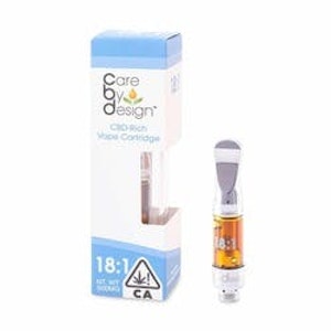 CARE BY DESIGN - [Care by Design] CBD Cartridge - 0.5g - 18:1