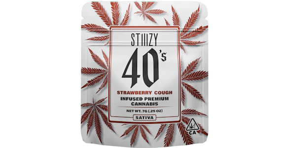 STIIIZY - Stiiizy - Strawberry Cough 40's Infused Flower - 7g