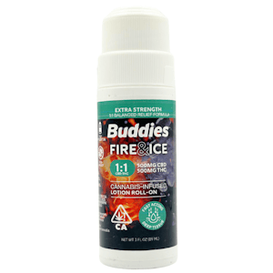 Buddies - Buddies - Fire & Ice 1:1 Roll On - Topical - 3oz