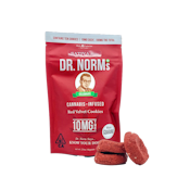 100mg THC Dr. Norm's - Red Velvet Cookies (10mg - 10 pack)
