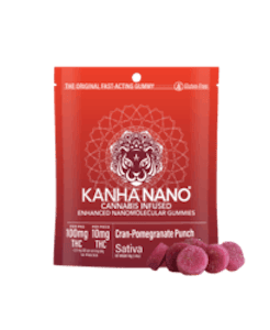KANHA - Kanha - NANO - Cran Pomegranate - Gummies - 20pk - 100mg