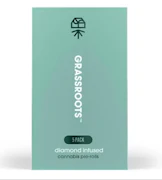 Grassroots Dark Heart - Titan Express - Infused PreRolls - 5 x 0.4g