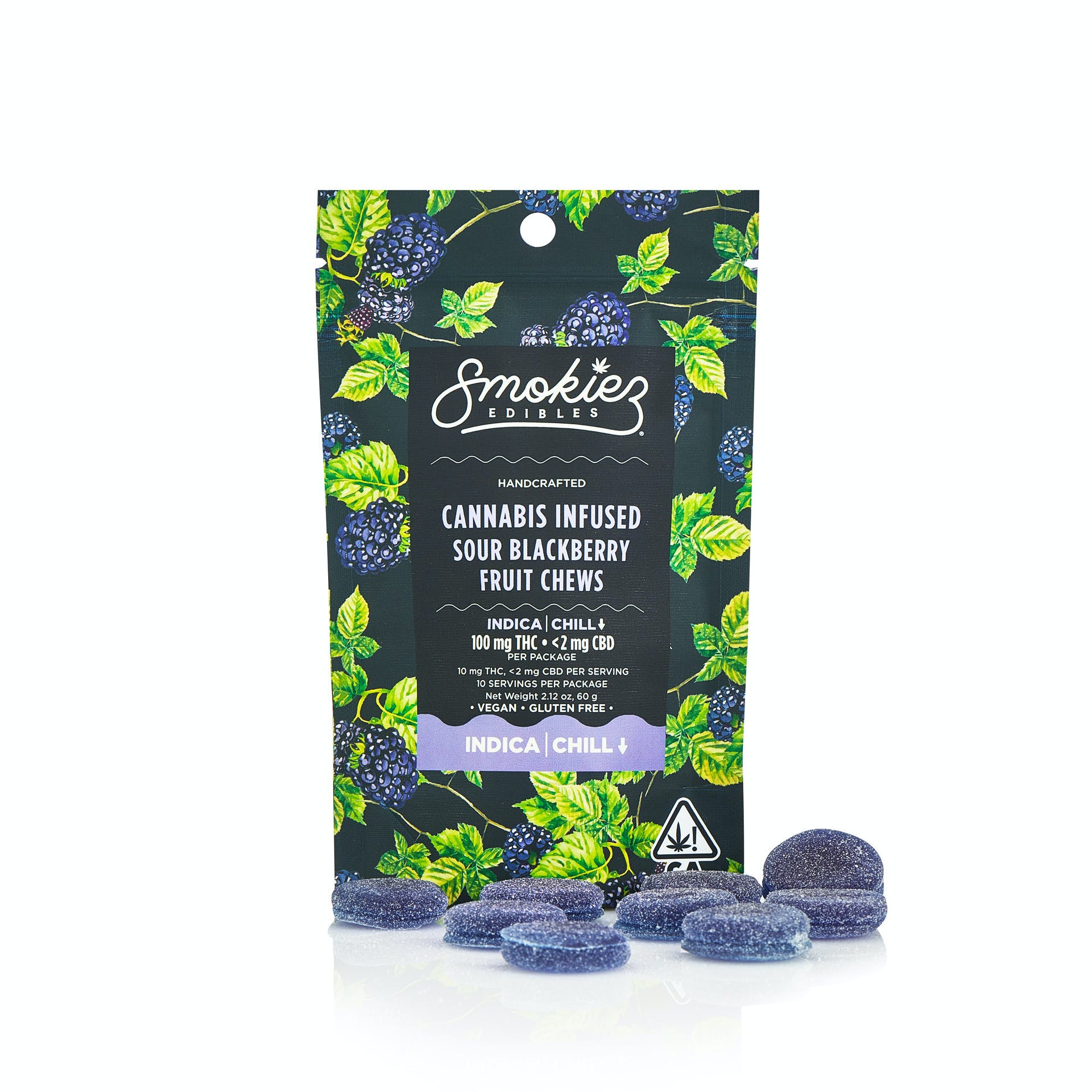 Edible - Sour Blackberry - Indica - 10PK - 100MG