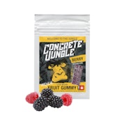 Concrete Jungle | Berry 1:1 Live Resin Fruit Gummy | 100mg