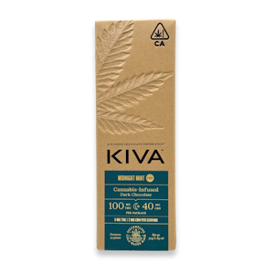 Kiva Confections - Kiva - Midnight Mint Dark - Chocolate Bar - CBN 5:2 - 100mg