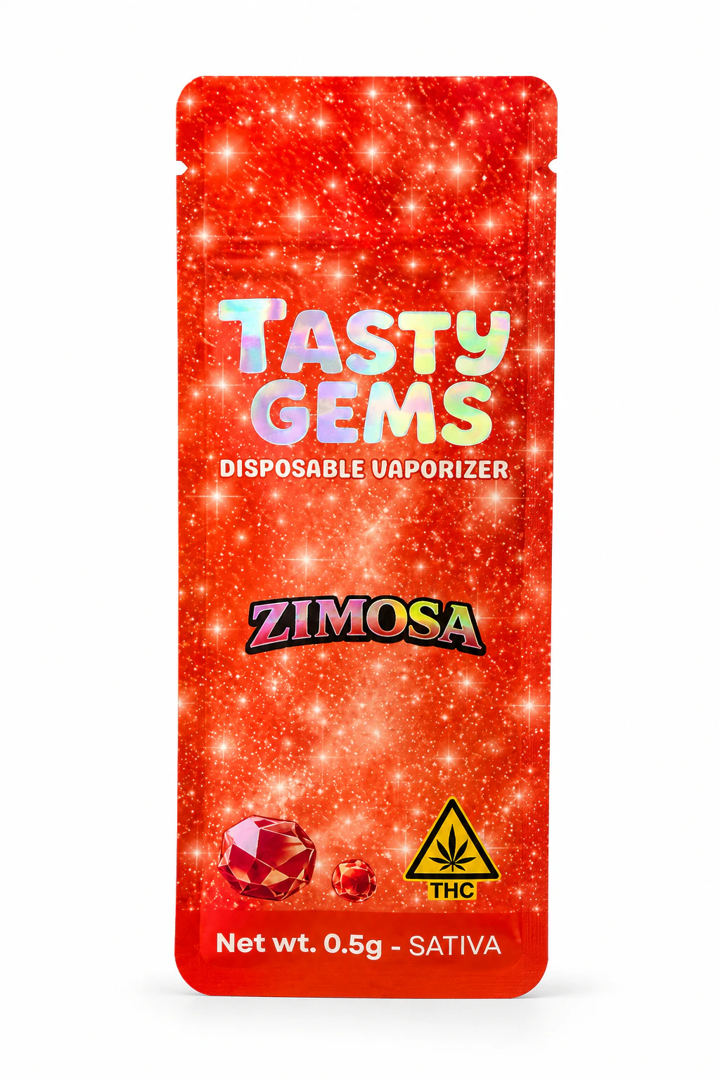 Tasty Gems - Tasty Gems- Zimosa Vape- .5g (Sativa) Main Image