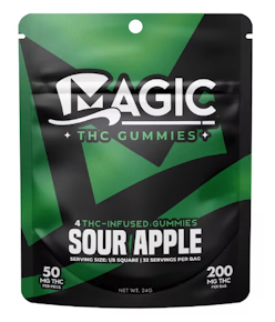 Magic - Sour Apple Chews 200MG (4x50MG)