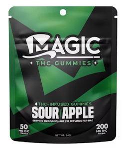 Magic - Magic - Sour Apple Chews 200MG (4x50MG)