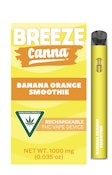 Breeze 1g Disposable Vape Cart - Banana Orange Smoothie